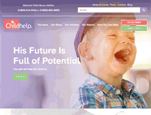 Tablet Screenshot of childhelp.org